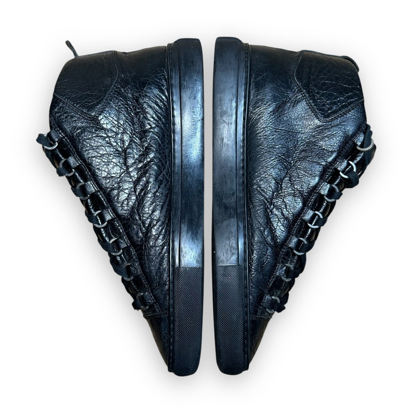 EU43 - US9.5 - UK8.5 • Balanciaga Arena High Leather Black