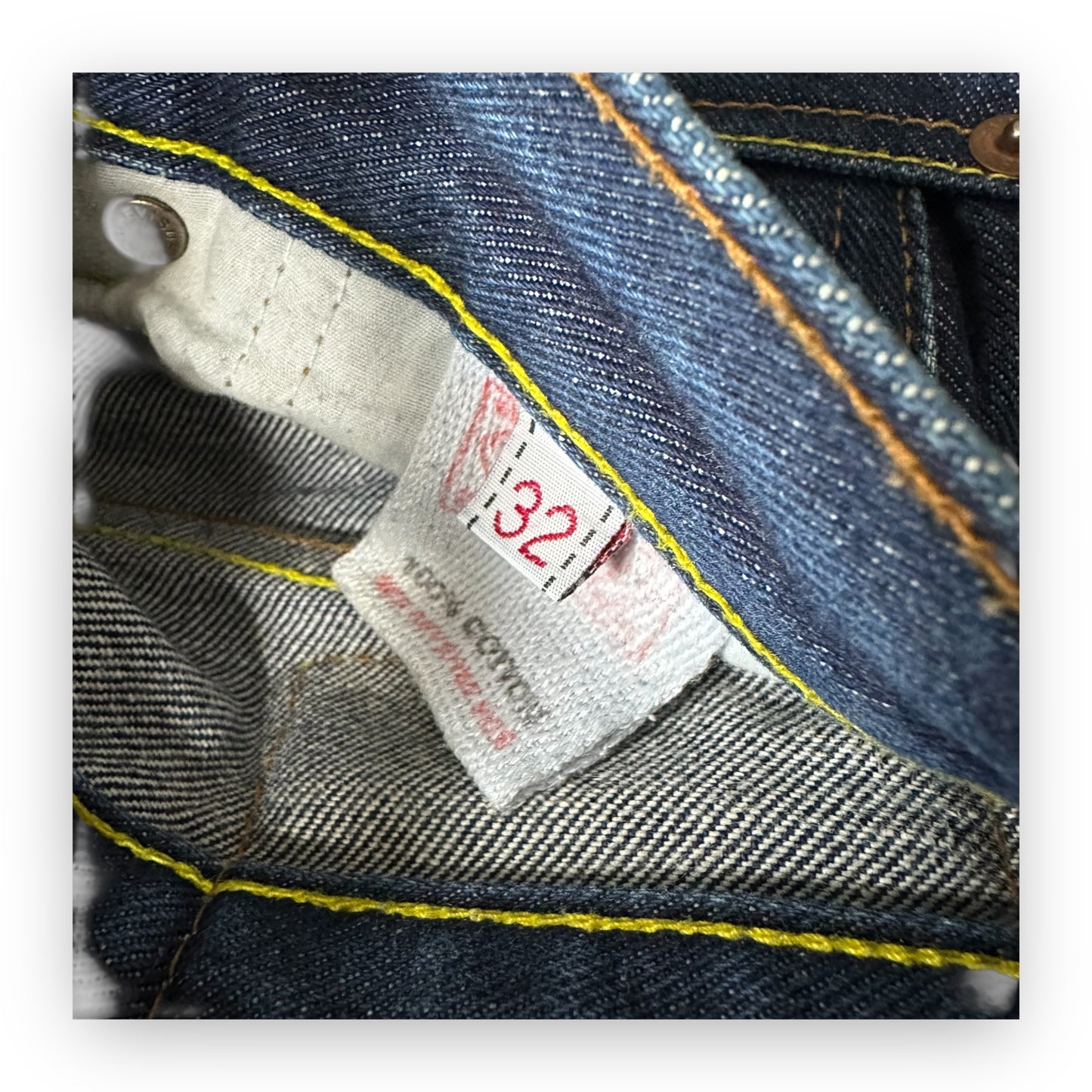 Jeans Evisu Genes Osaka Lot 2005 White (S)