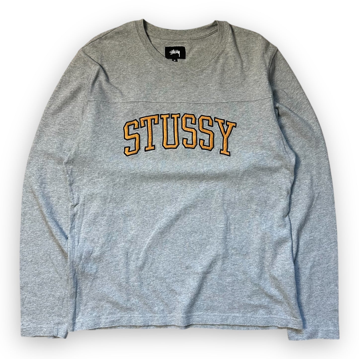 Tee Longsleeve Stussy Kent Football Grey (M)
