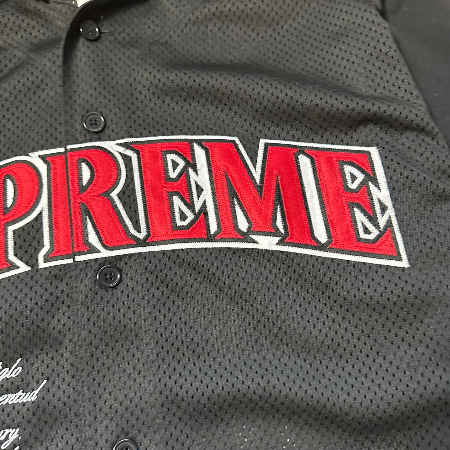 Sweatshirt Hoodie Supreme Mesh Baseball SS20 (L)