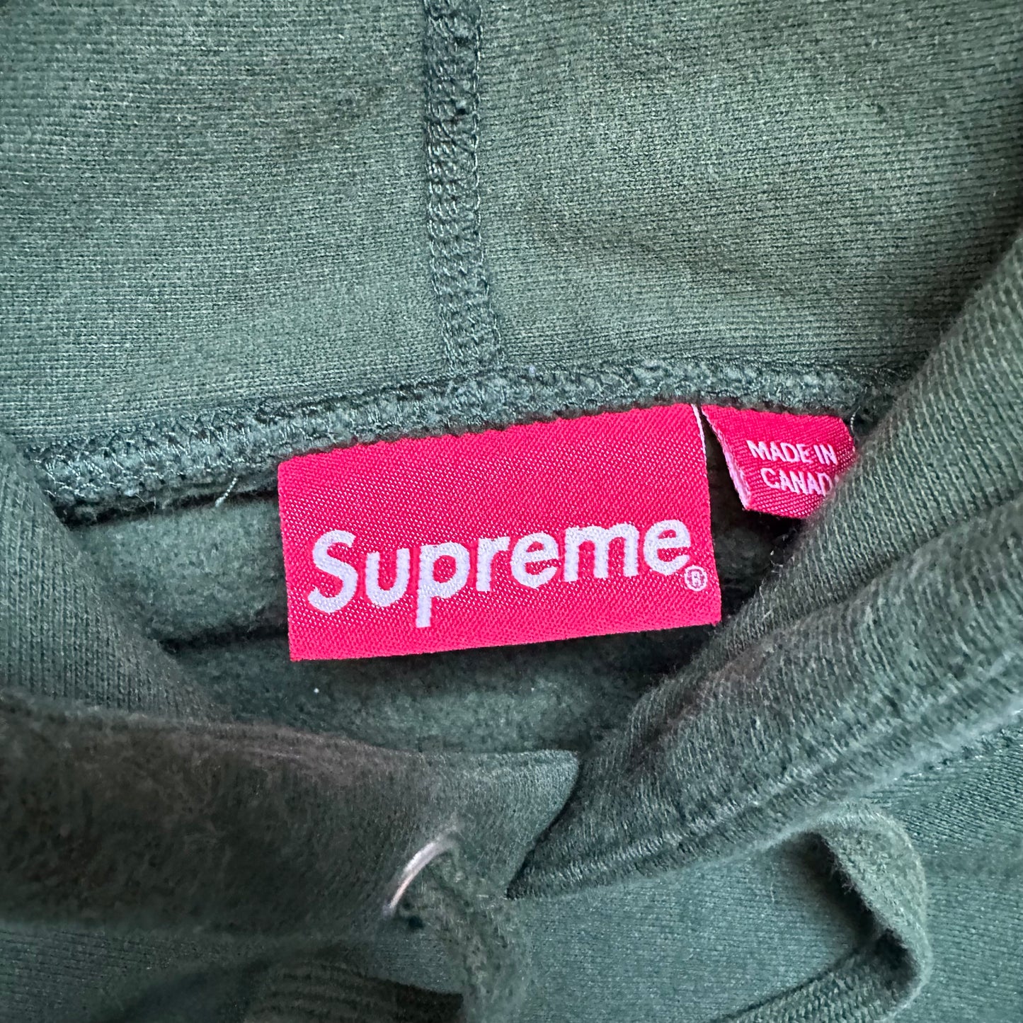 Sweatshirt Hoodie Supreme Gonz Logo Dark Green SS18 (M)