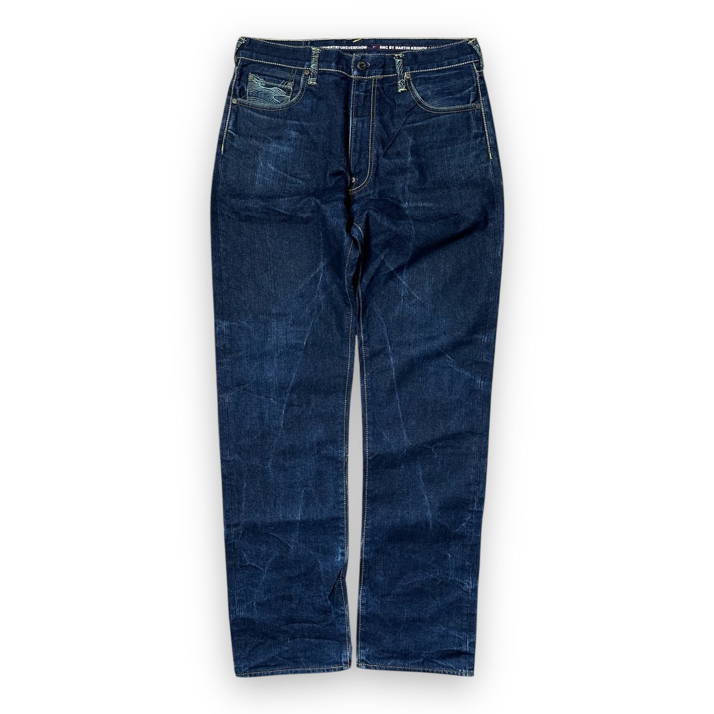 Jeans RMC (Red monkey company) embroidered (L)