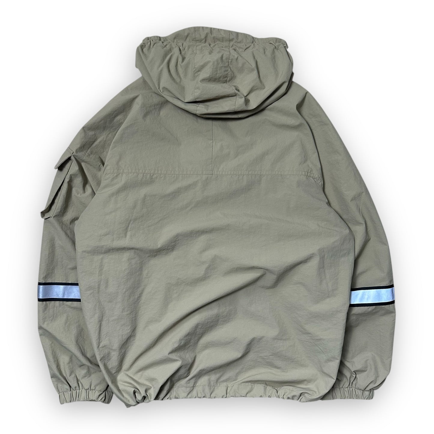 Jacket Supreme Reflective Taping Hooded Pullover Tan SS18 (M)