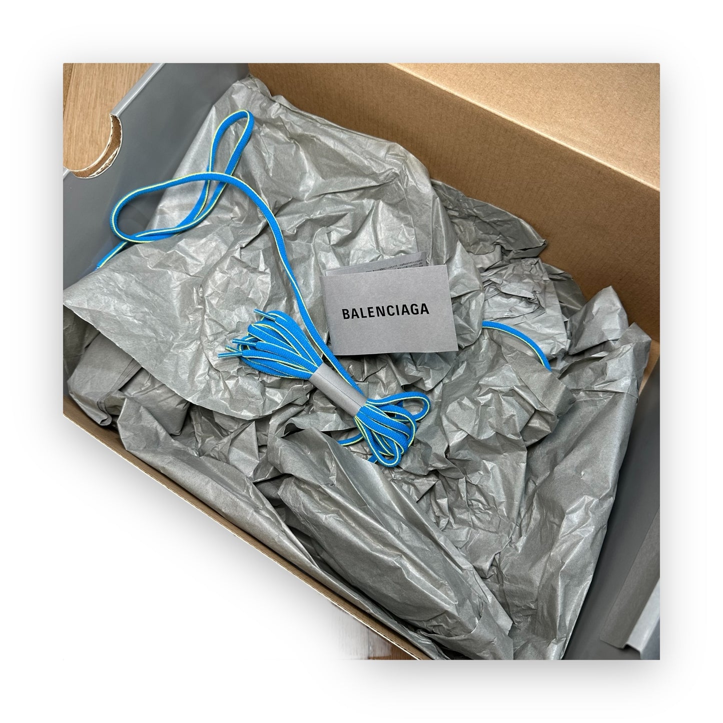 EU44 - US10 - UK9 • Balenciaga Track Grey Blue Yellow