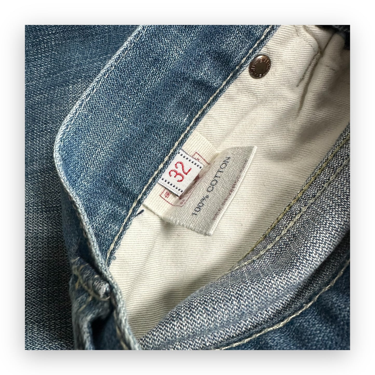 Jeans Evisu Genes Seagull White (M)