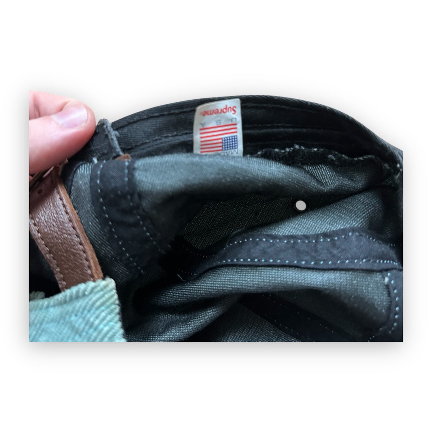 Cap Supreme Corduroy Camp Green