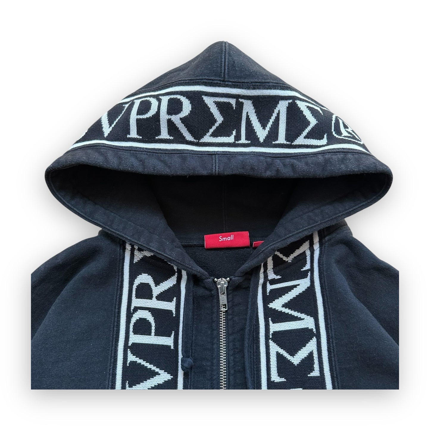 Sweatshirt Hoodie Zip Supreme Roman Black SS23 (S)