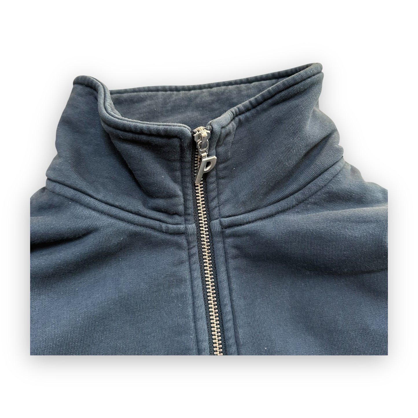 Sweatshirt Half Zip Palace Pipe Drop Shoulder Funnel Navy FW21 (M)