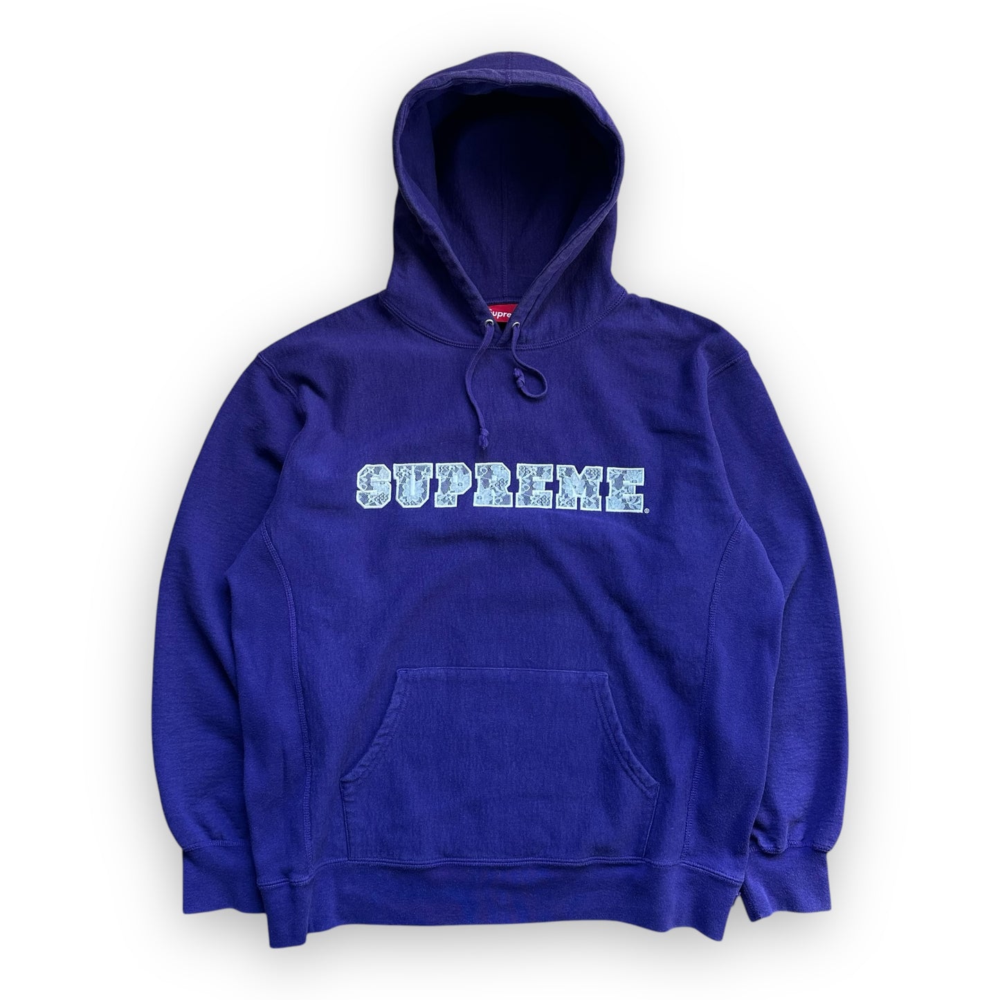Sweatshirt Hoodie Supreme Lace Purple SS22 (L)