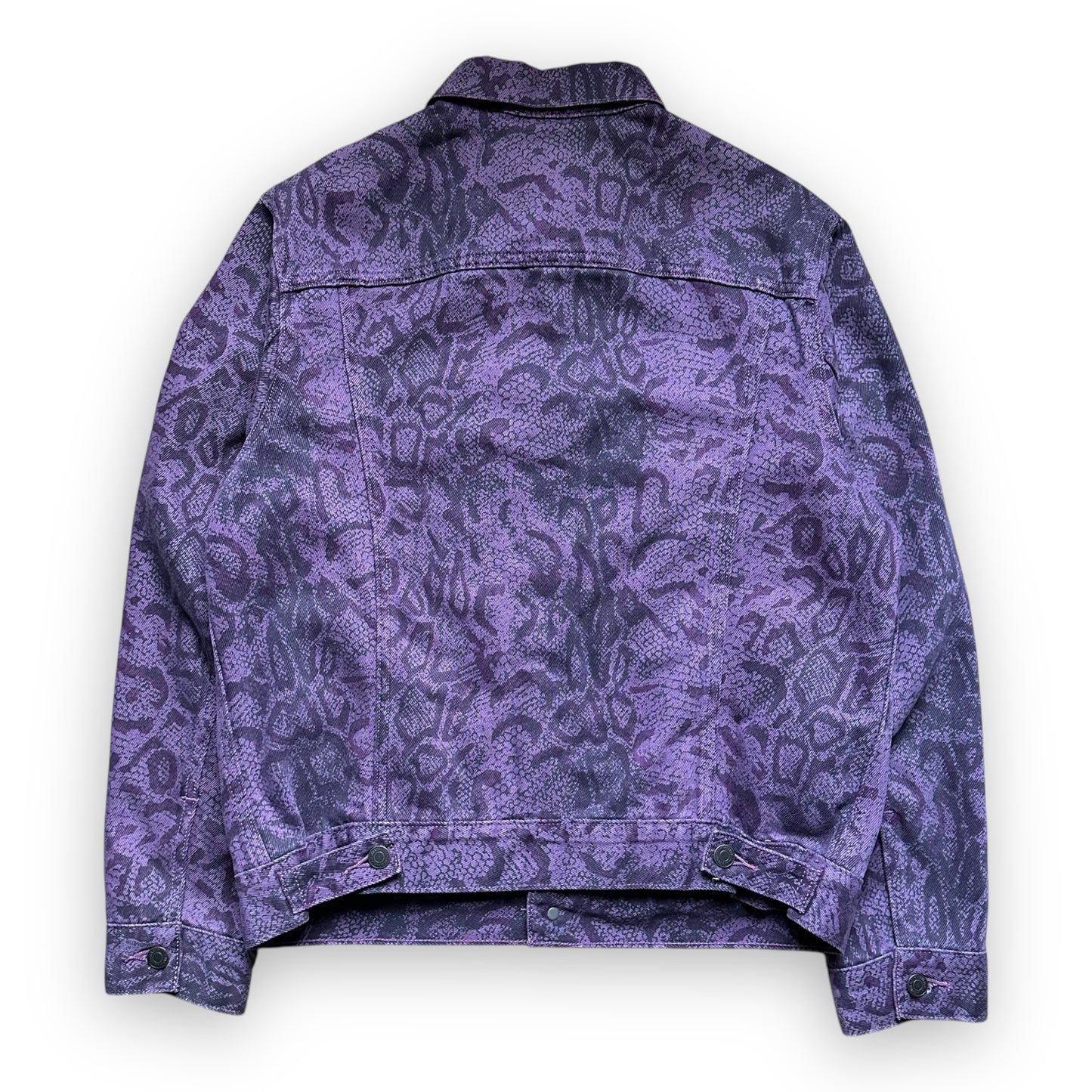 Jacket Supreme Levi’s Snakeskin Trucker Purple FW17 (M)