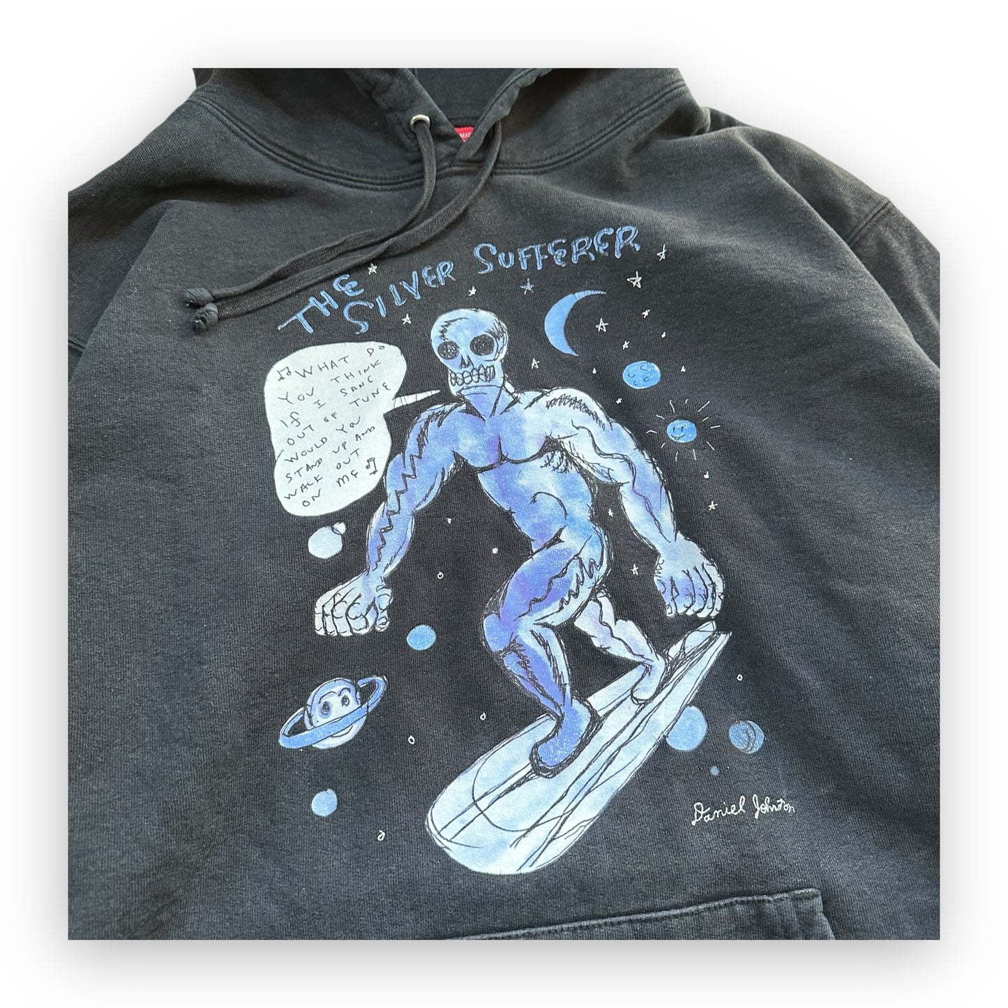 Sweatshirt Hoodie Supreme Daniel Johnston Black (XL)