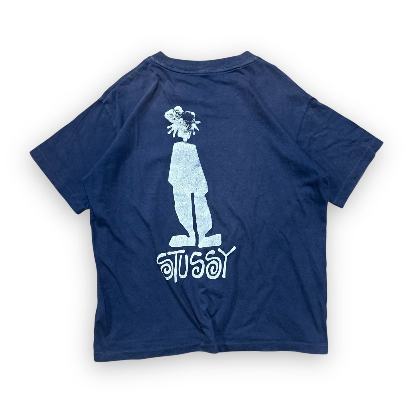 Tee Stussy Man Navy Single Stitch vintage 90’s (M)