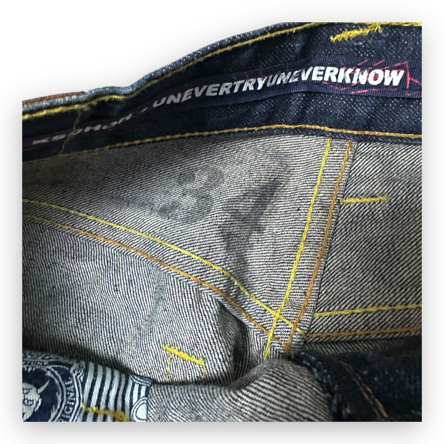 Jeans RMC (Red monkey company) embroidered (L)