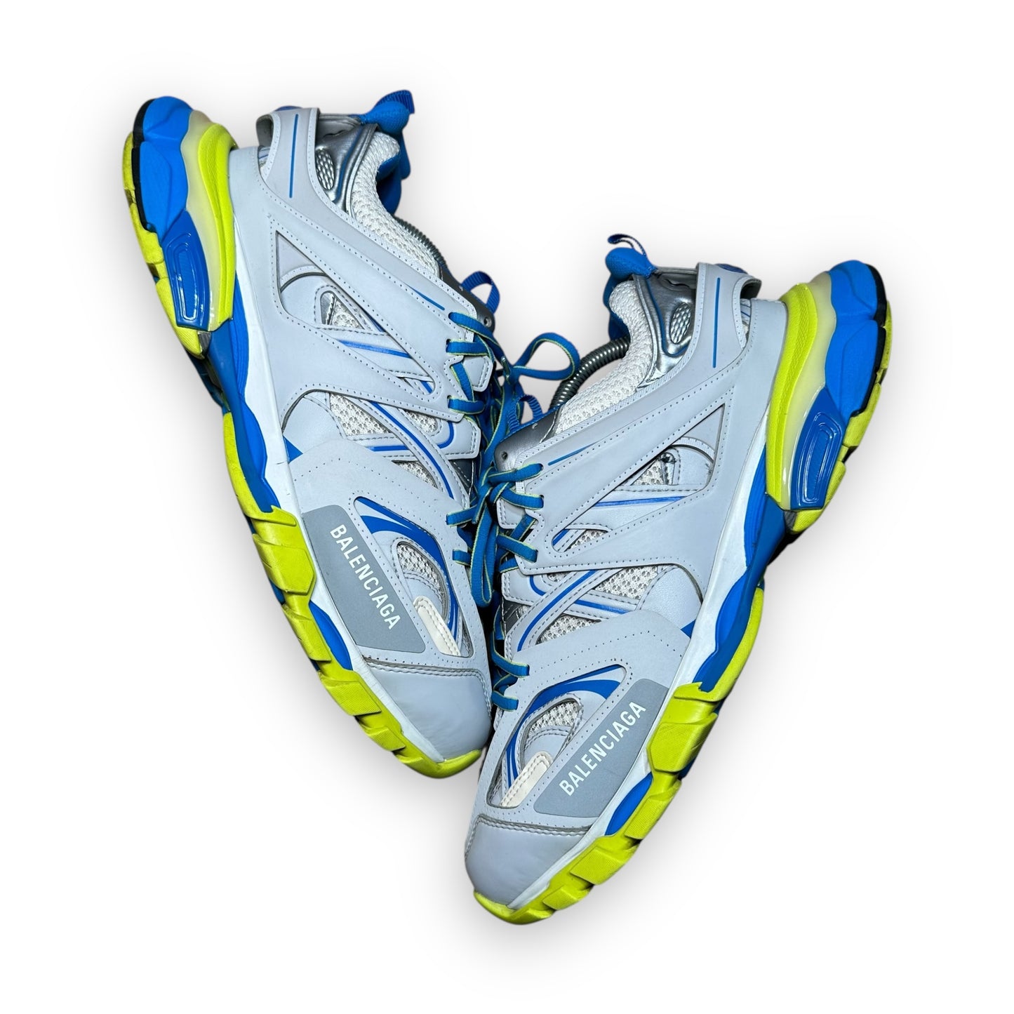 EU44 - US10 - UK9 • Balenciaga Track Grey Blue Yellow