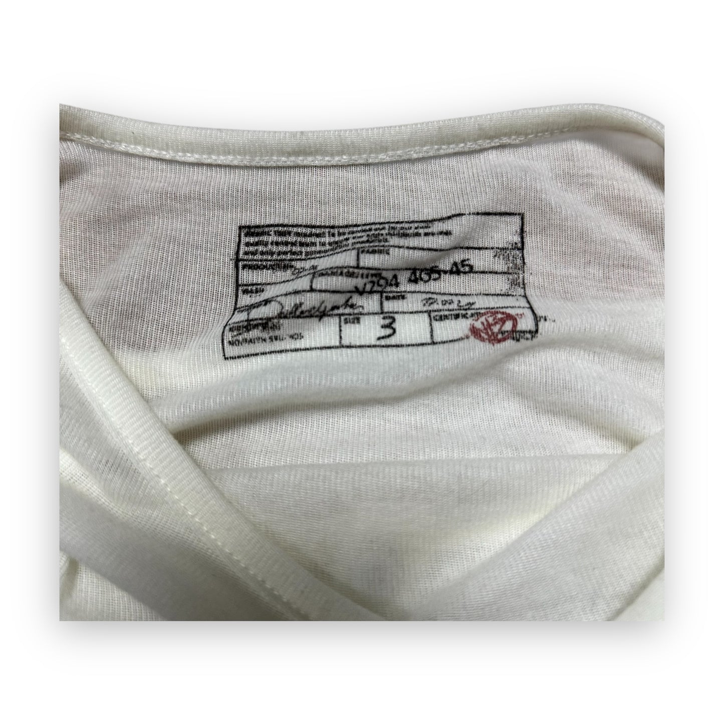 Tee Longsleeve No Faith Studios Double Collar White (L)
