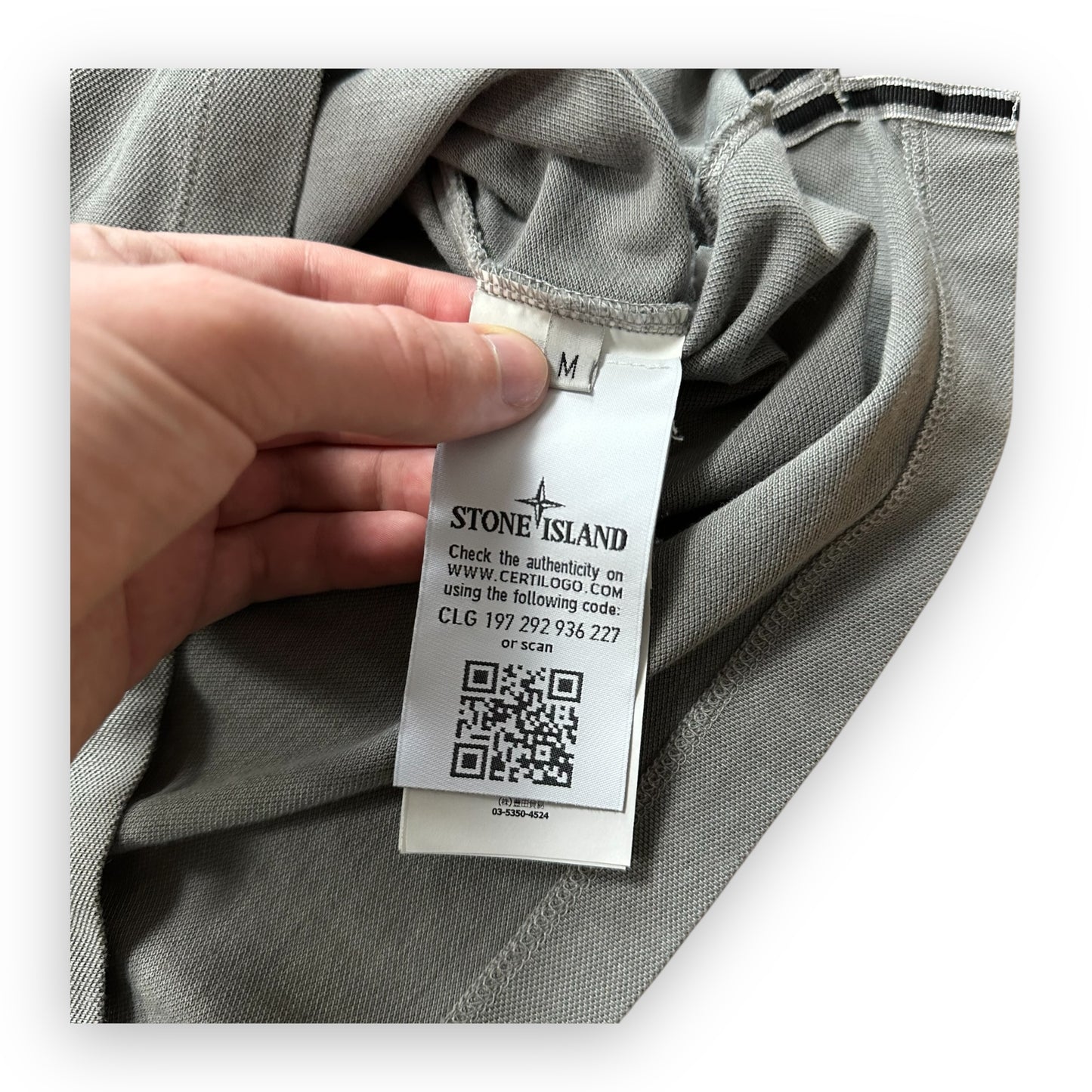 Polo Stone Island Grey (M)