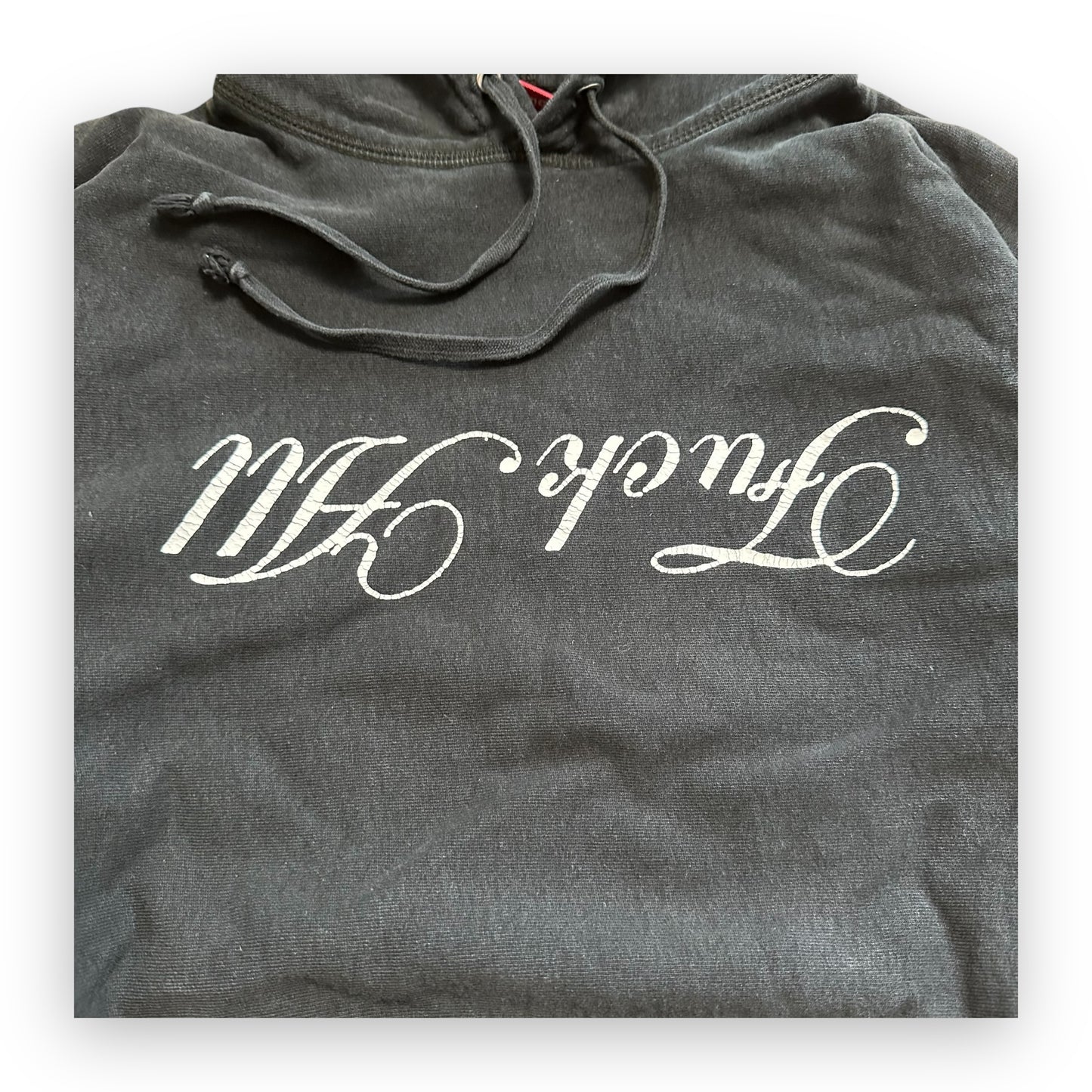 Sweatshirt Hoodie Supreme Jamie Reid Fuck All Black SS21 (S)