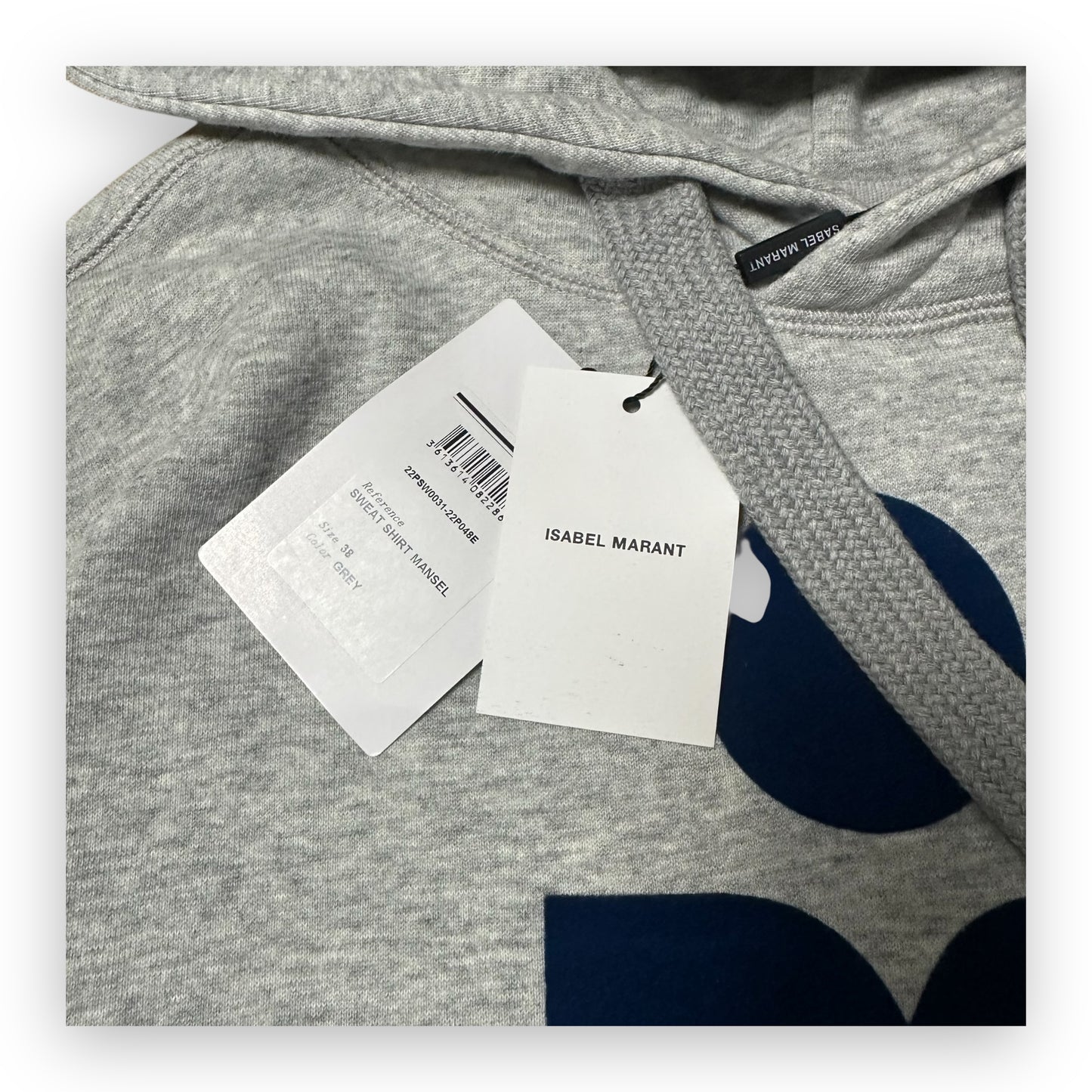 Sweatshirt Hoodie Isabel Marant Grey/Blue (L)