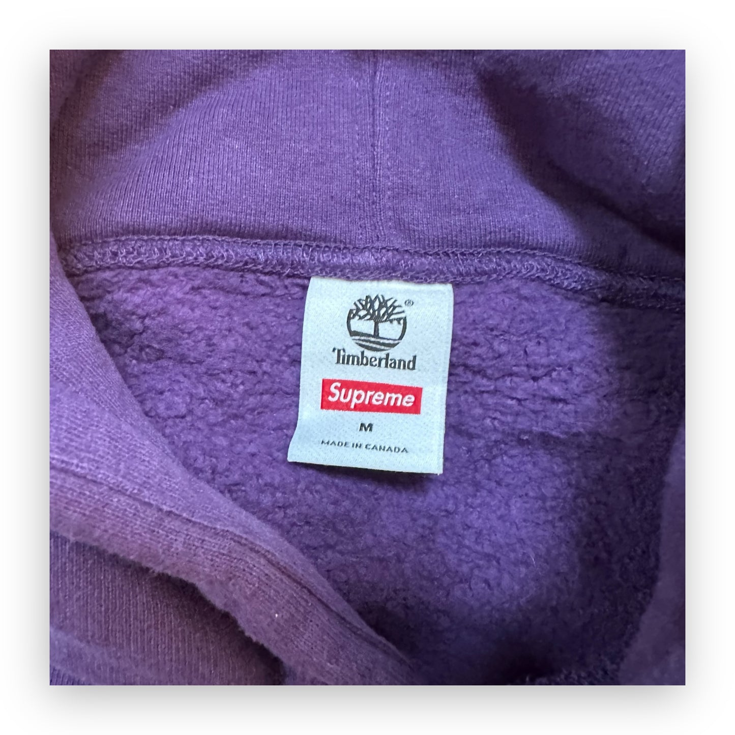 Sweatshirt Hoodie Supreme Timberland Dusty Purple FW21 (M)