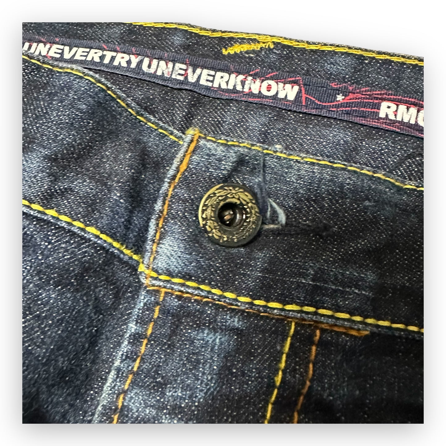 Jeans RMC (Red monkey company) embroidered (L)