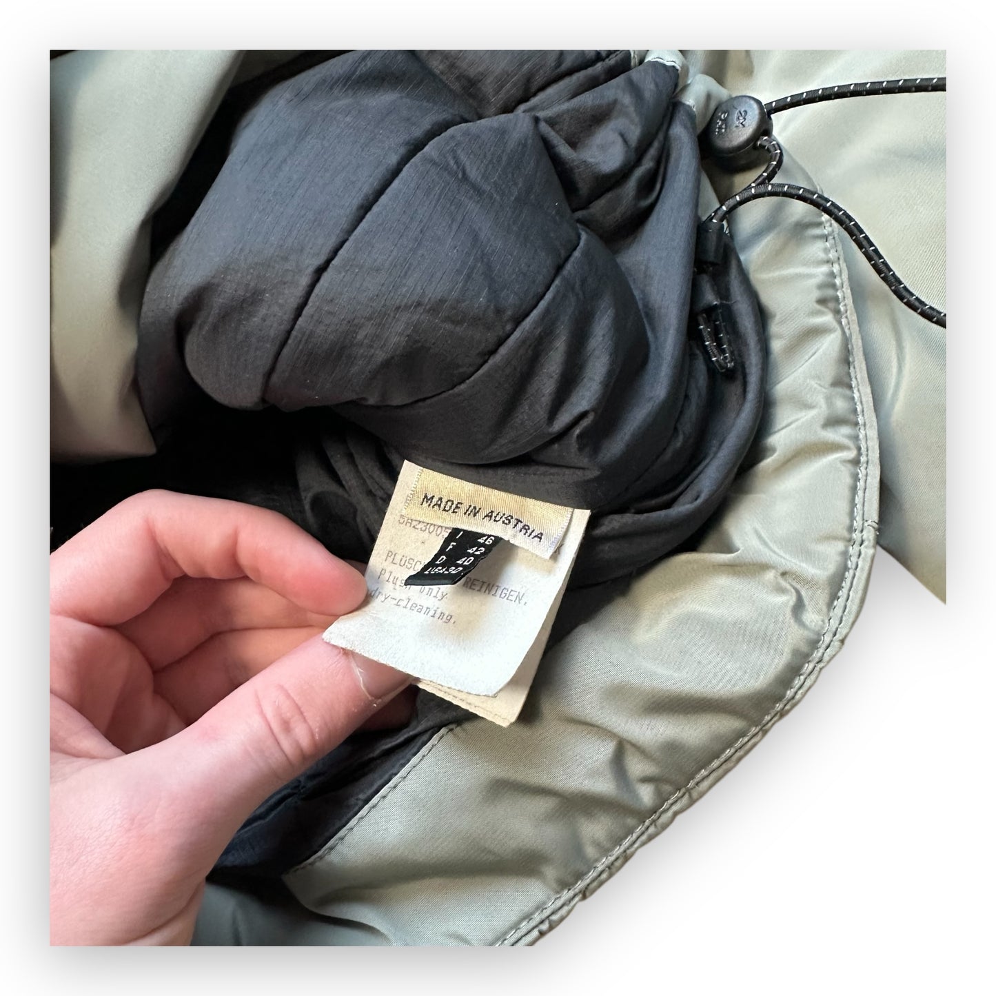 Puffer Jacket Marithé + François Girbaud Sage Grey (M)