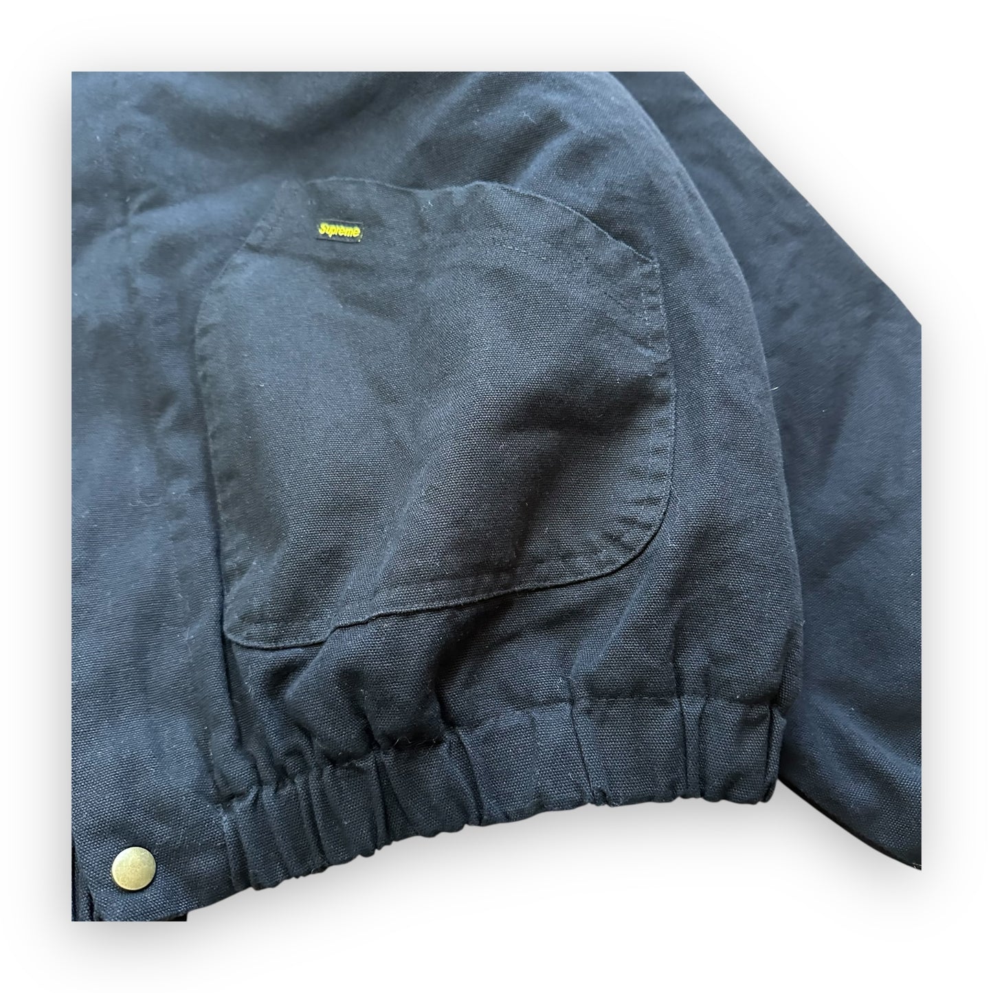 Jacket Supreme Faux Shearling Lined Bomber Black FW24 (M)