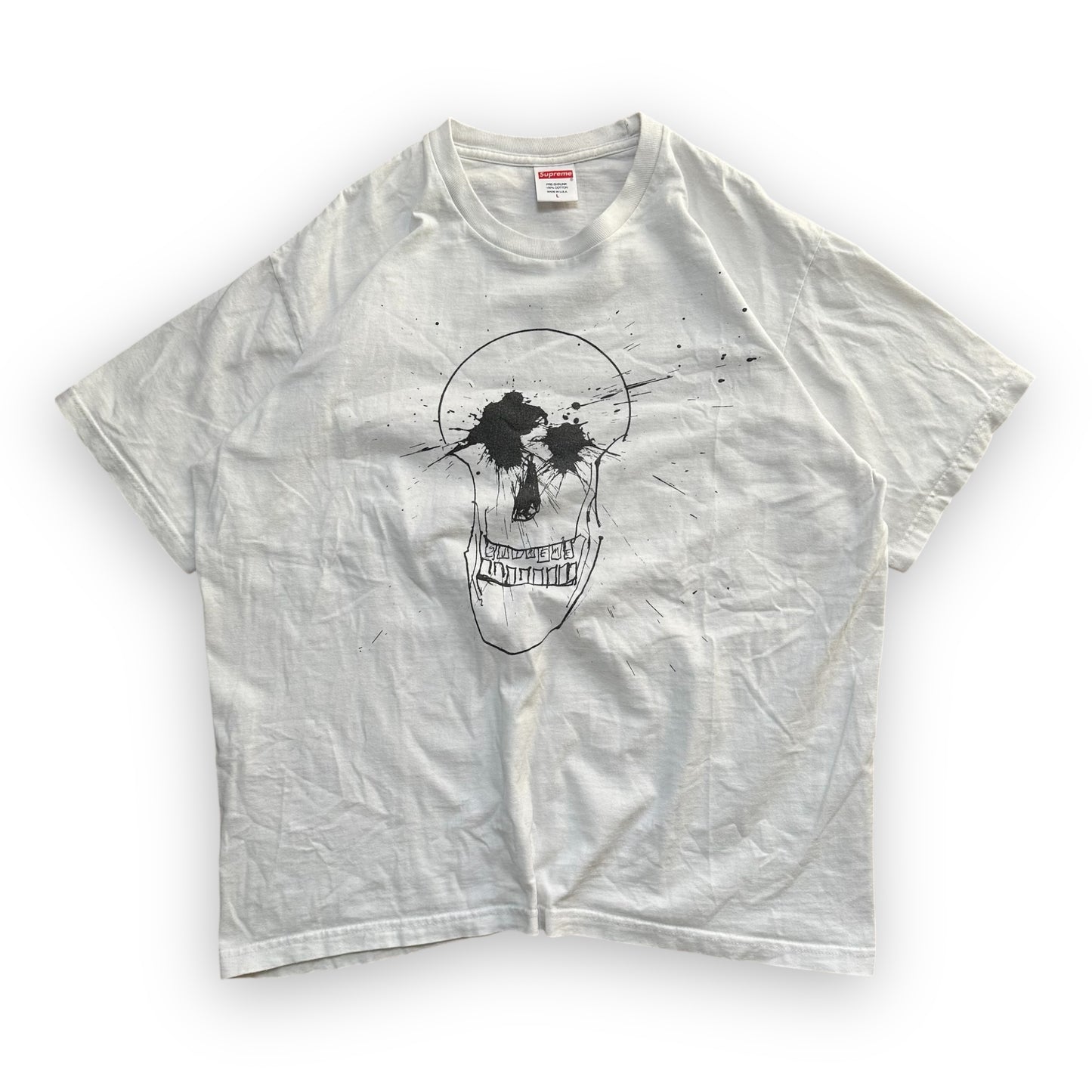 Tee Supreme Ralph Steadman Skull White SS22 (L)
