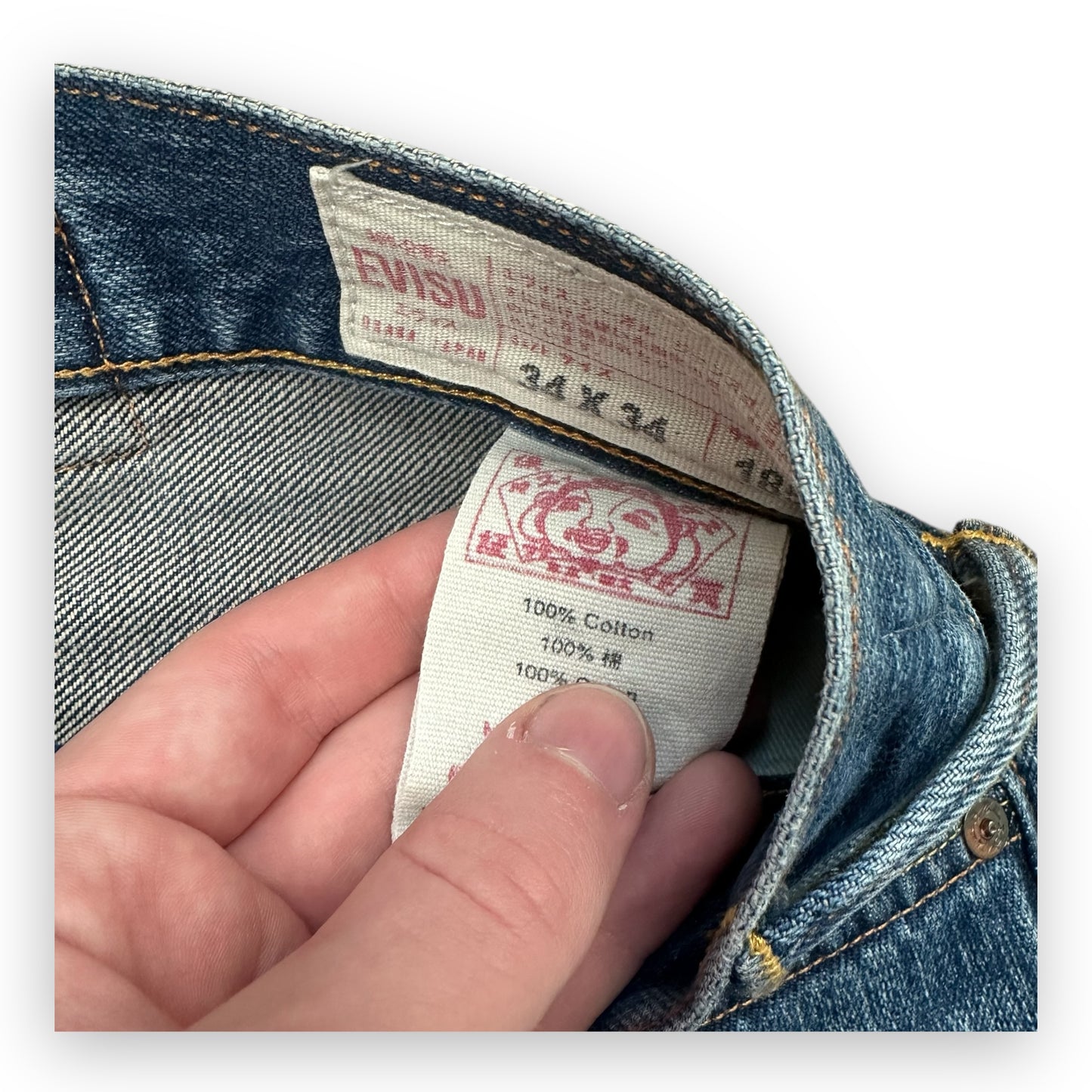 Jeans Evisu Daicock Lot 2000 Blue (L)