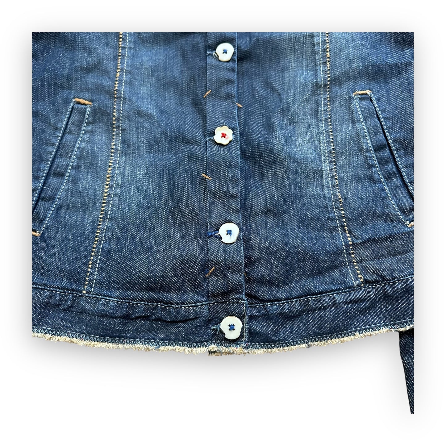 Jacket MFG Marithe Francois Gurbaud Denim Flower (S)