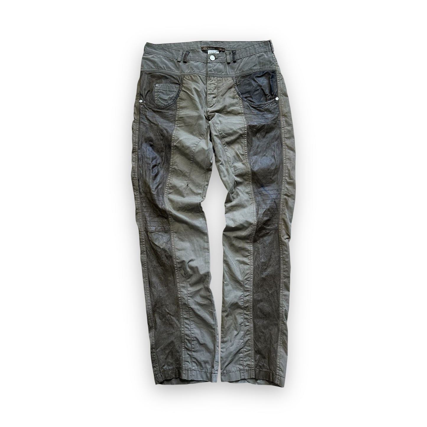 Pant Roberto Cavalli Hybrid Leather Brown vintage (M)