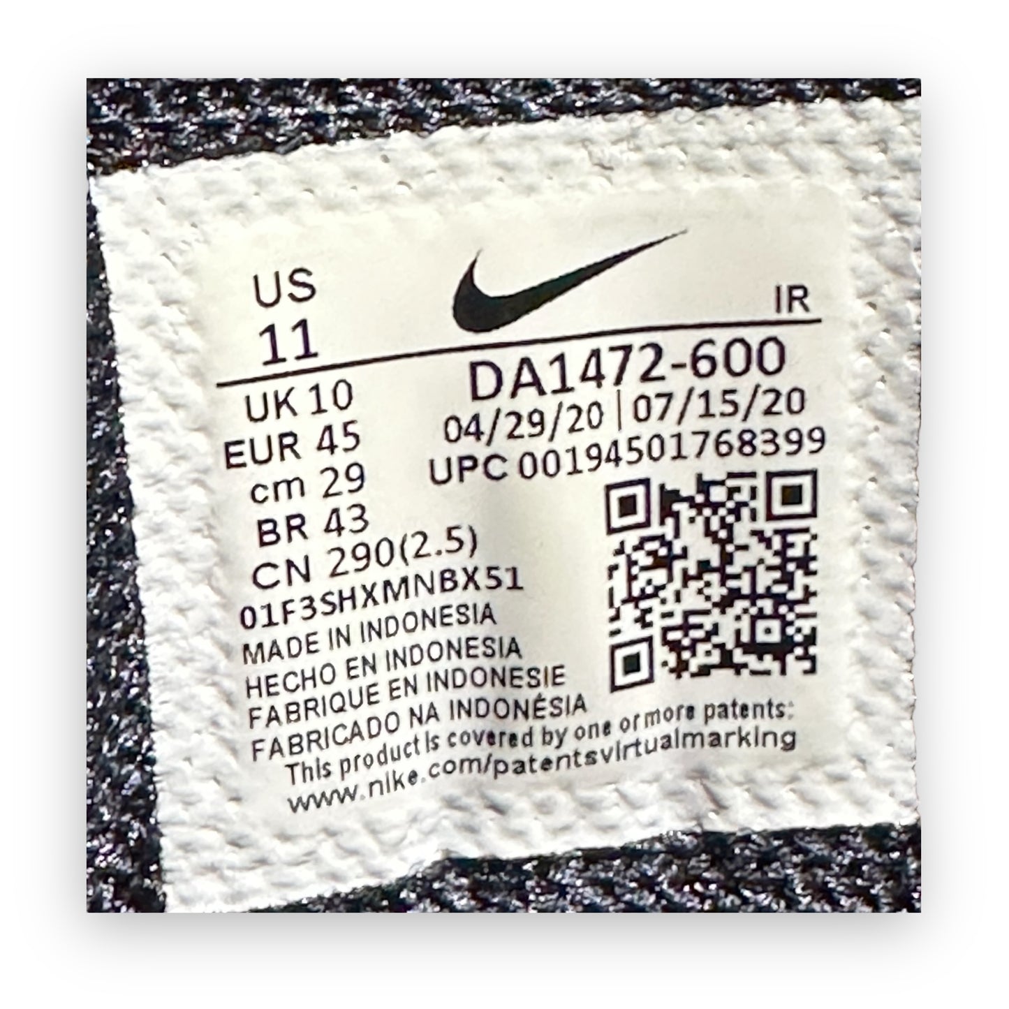 EU45 - US11 - UK10 • Air Max Plus TN Supreme Black