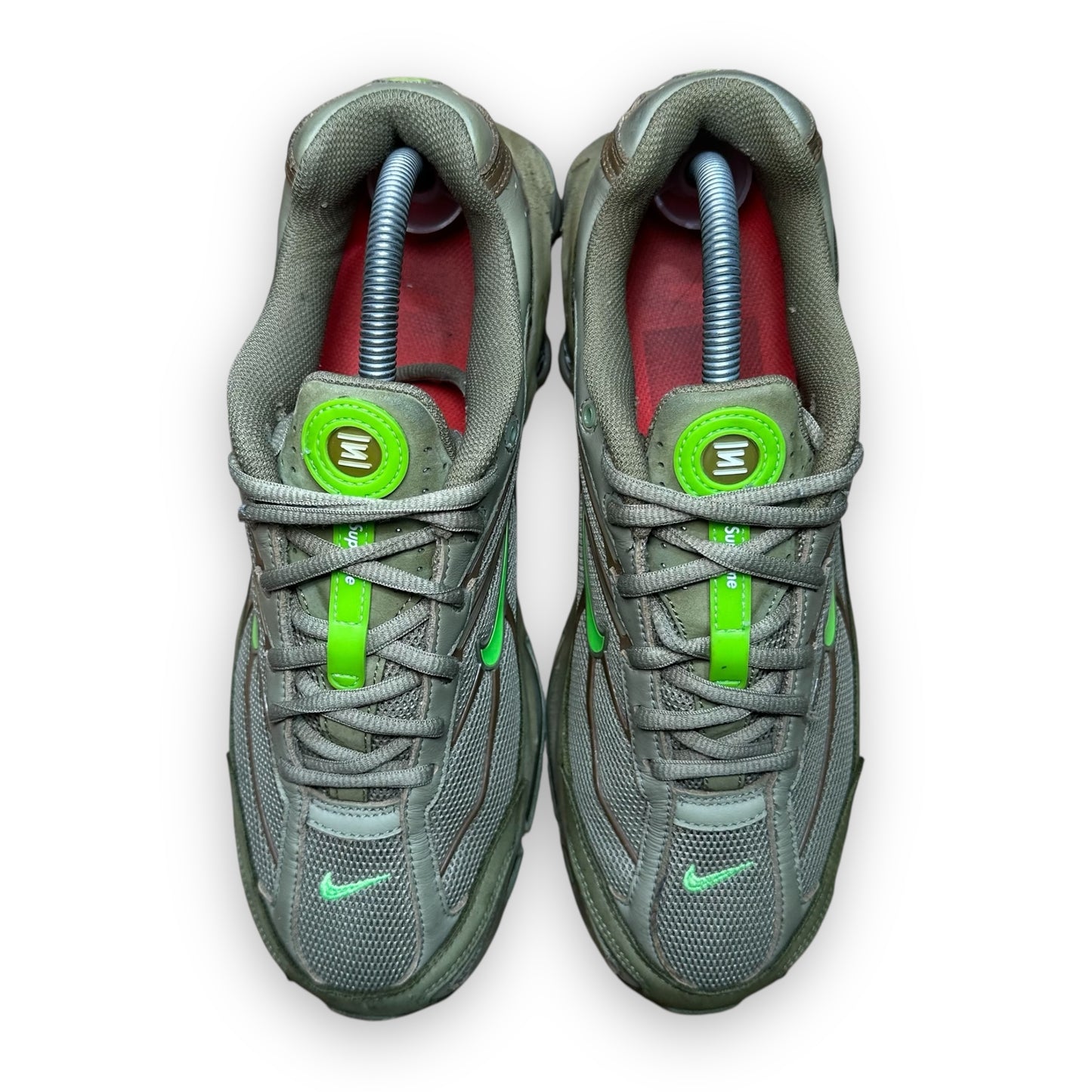 EU43 - US9.5 - UK8.5 • Shox Ride 2 Supreme Olive