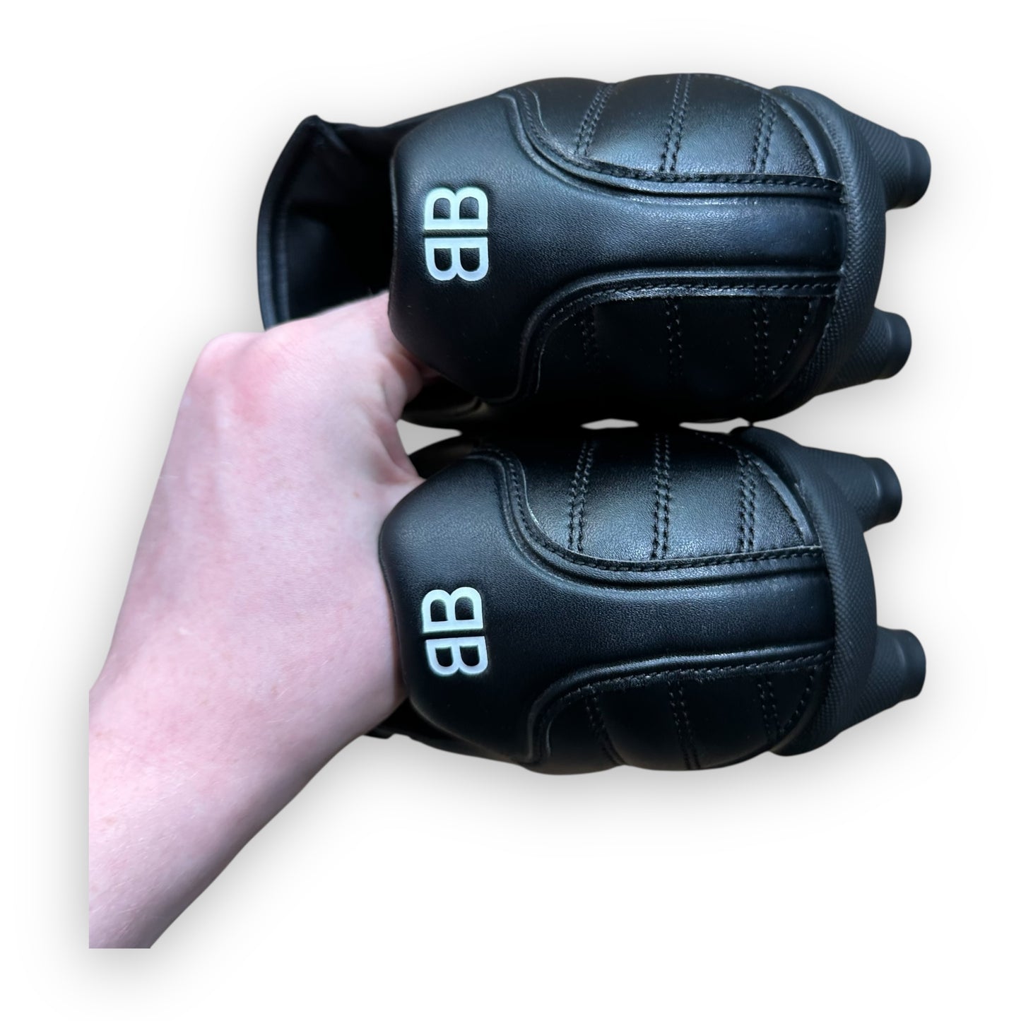 EU44 - US10 - UK9 • Balenciaga Soccer Leather Black
