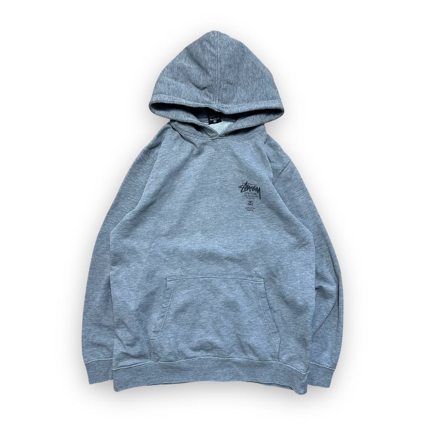 Sweatshirt Hoodie Stussy International Grey Vintage (L)