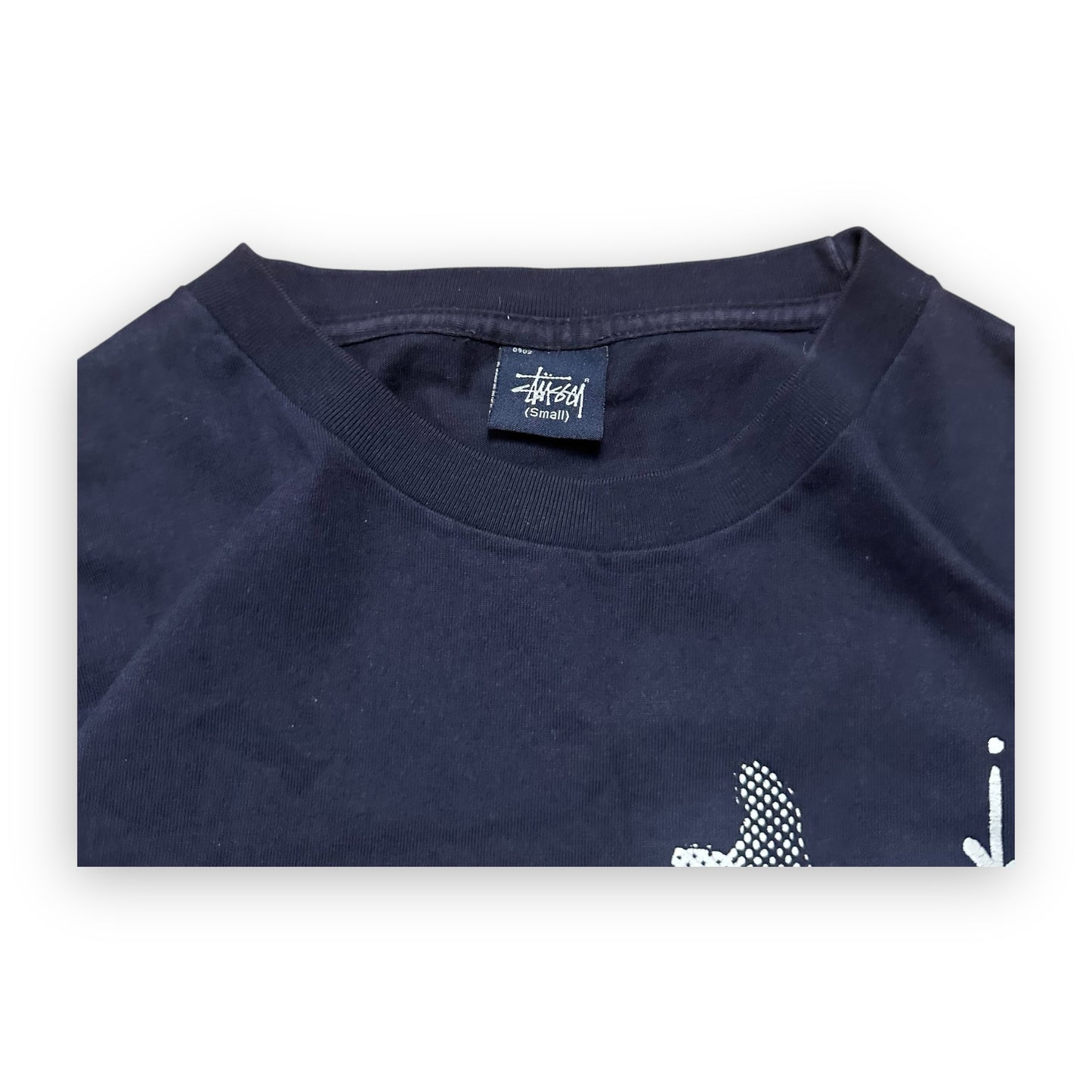 Tee Stussy Tag Navy vintage (S)