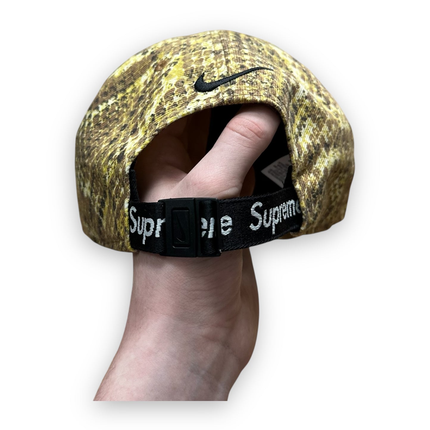 Cap Supreme Nike ACG Denim 6-Panel Gold Snakeskin