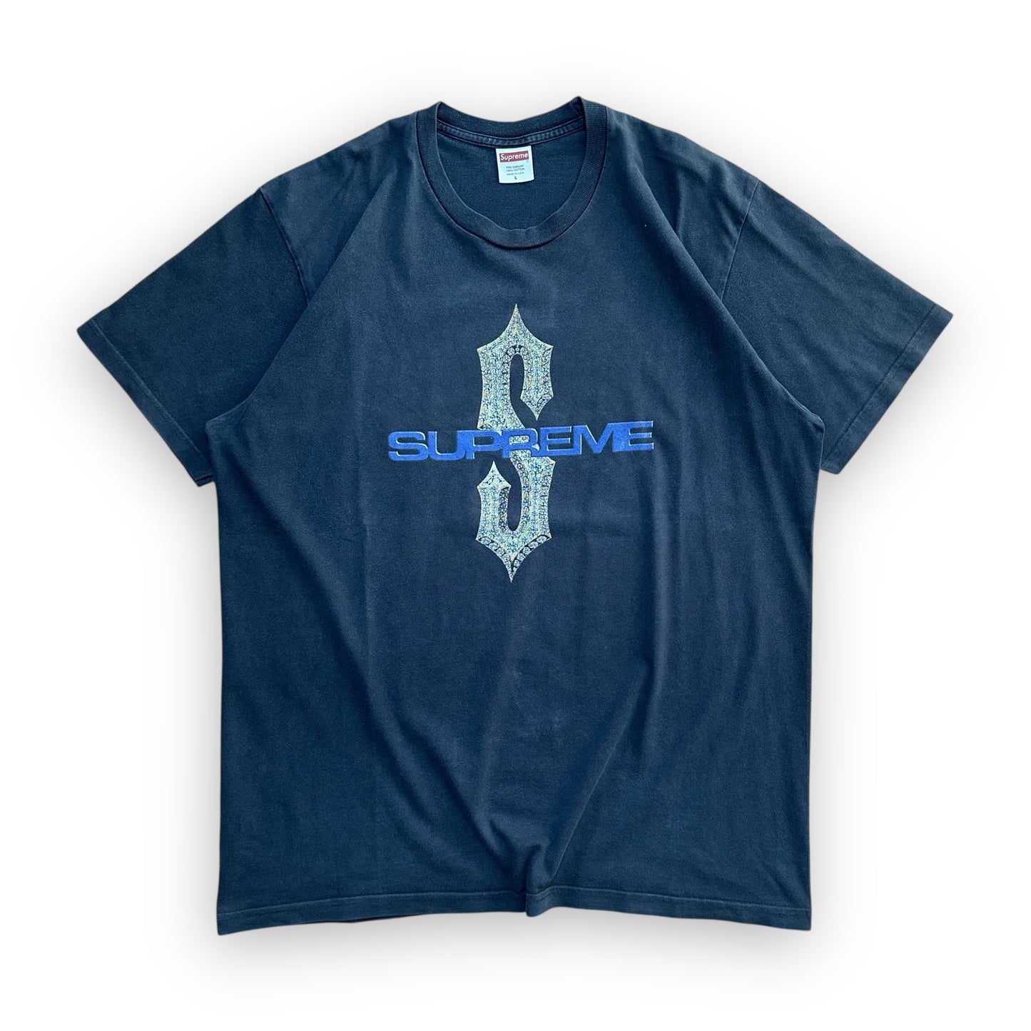 Tee Supreme Diamond Black SS18 (L)