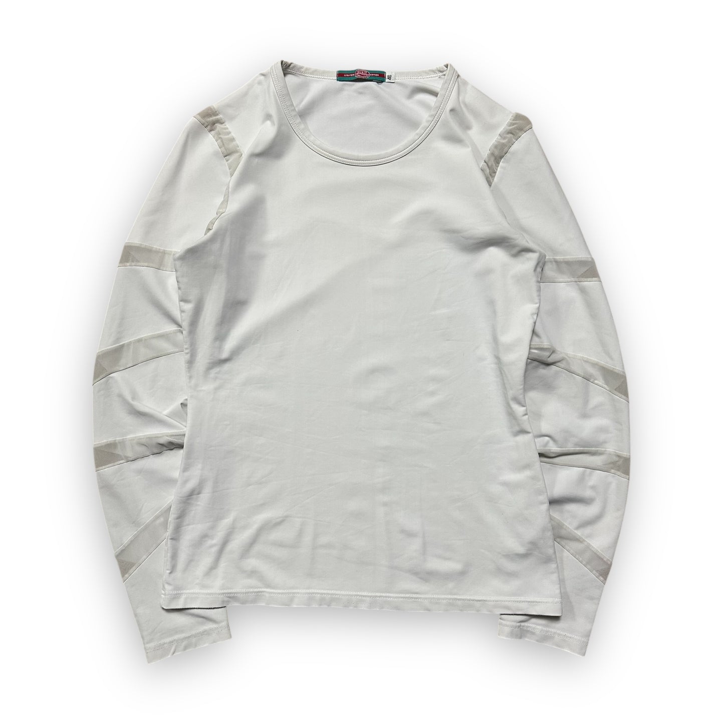 Tee Longsleeve MFG Marithe Francois Girbaud Striped White (S)