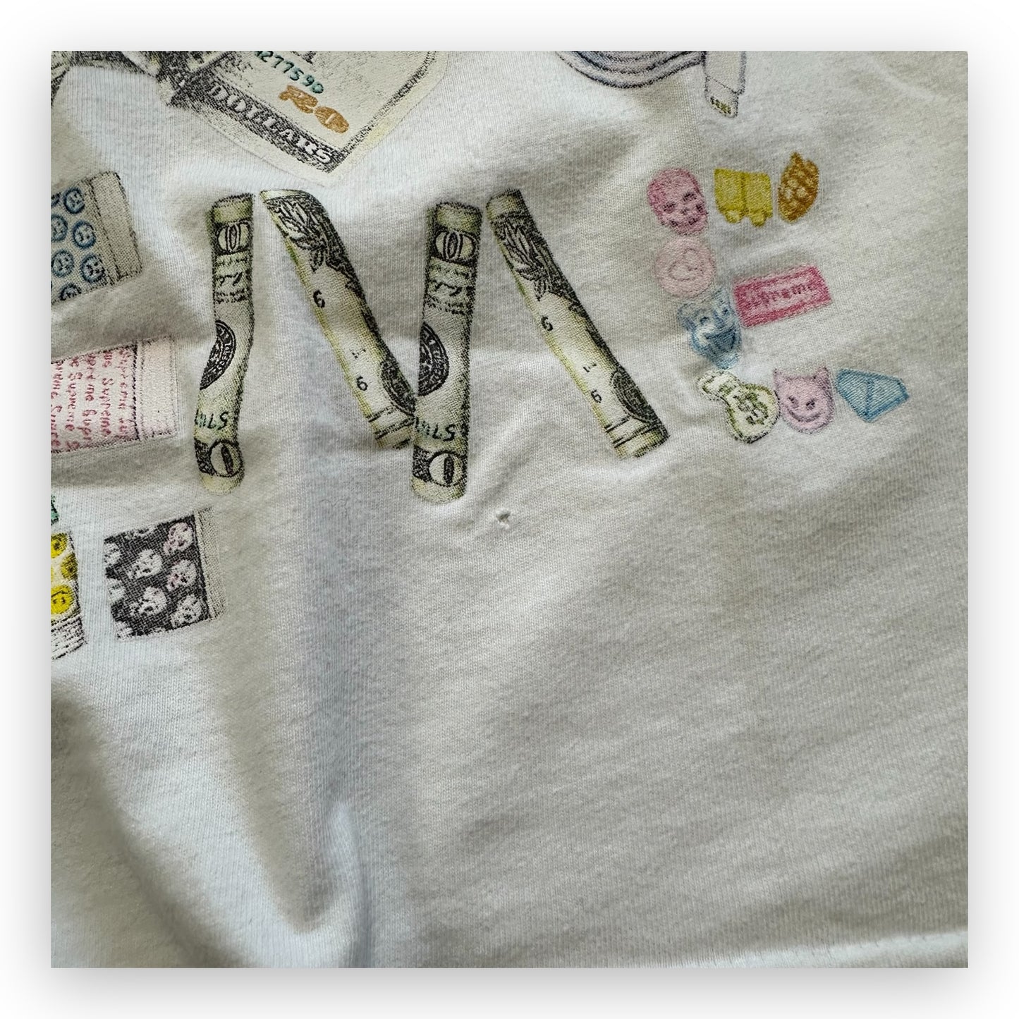 Tee Supreme Trash White SS23 (M)