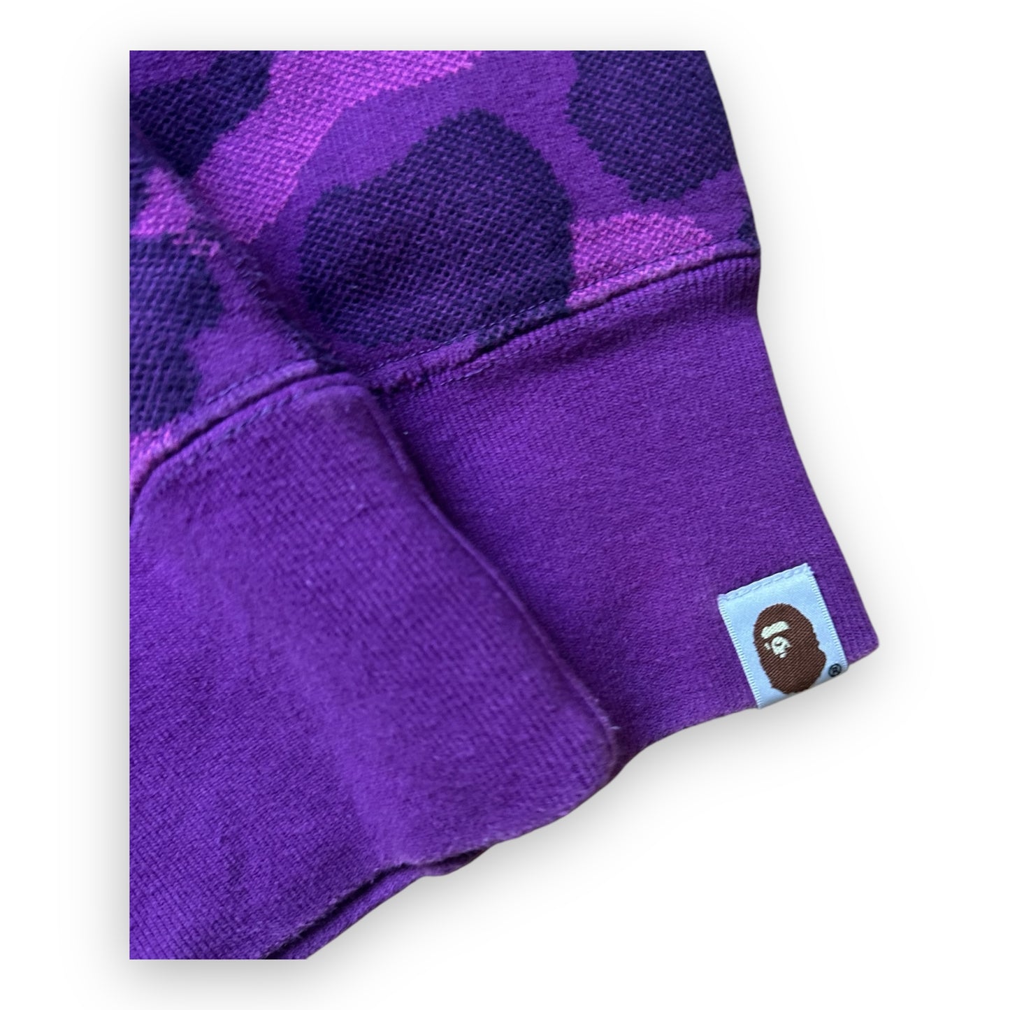 Sweatshirt Crewneck BAPE Purple Camo (L)
