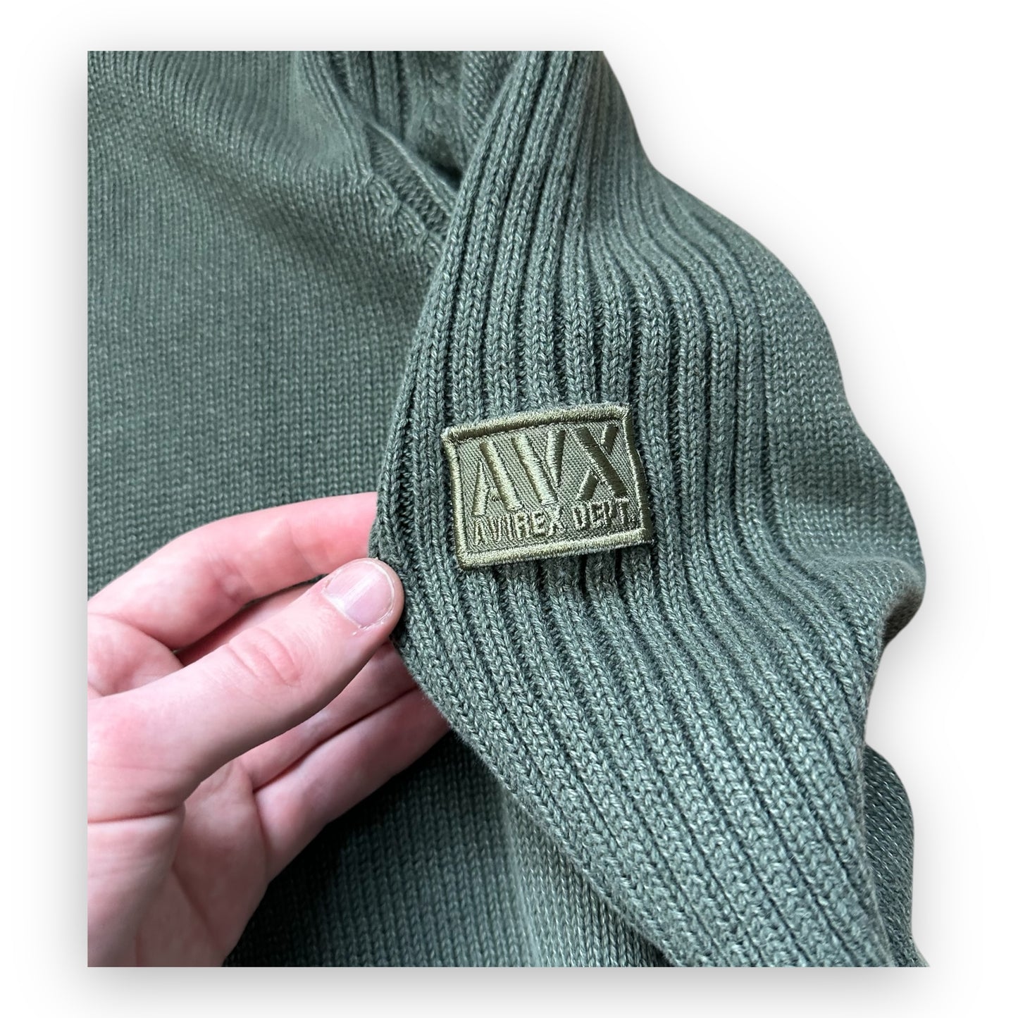 Sweater Avirex Dark Green vintage (L)