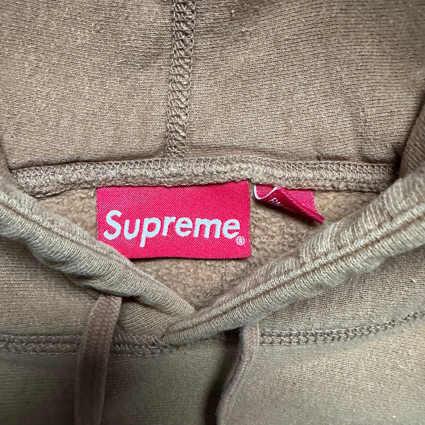 Sweatshirt Hoodie Supreme Chenille Brown SS19 (M)