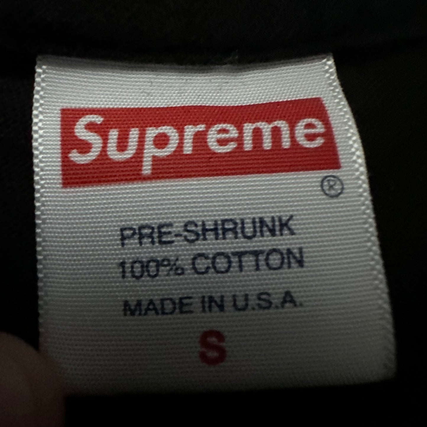 Tee Supreme Richest Black FW21 (S)