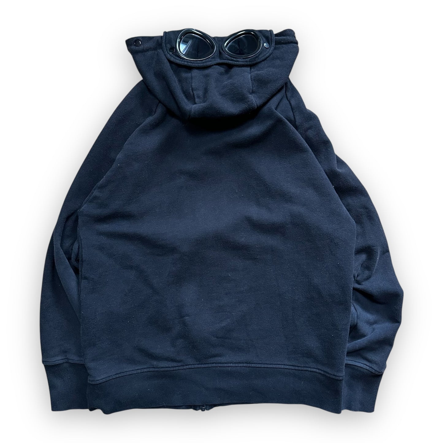 Sweatshirt Hoodie Zip C.P Company Goggle Black (M)