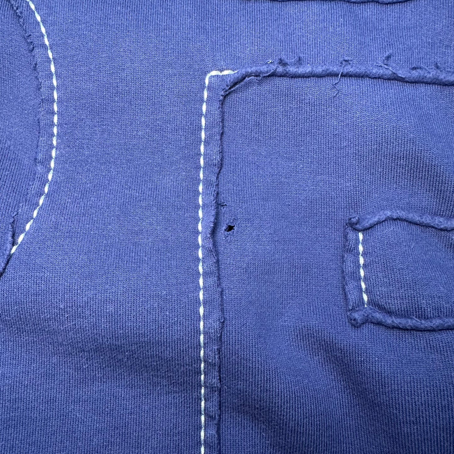 Sweatshirt Hoodie Supreme Cutout Letters Washed Navy SS20 (L)