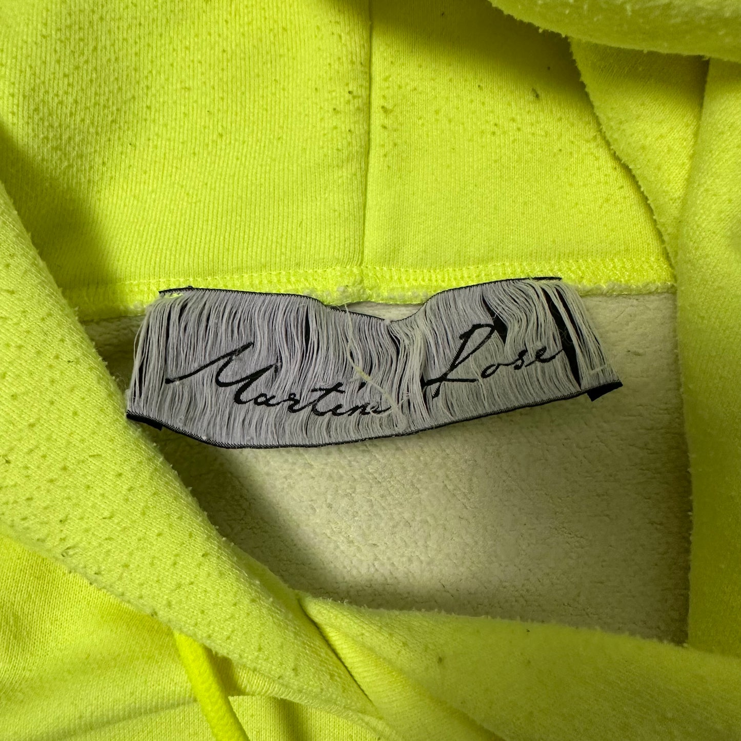 Sweatshirt Hoodie Martine Rose Embroidered Neon (L)