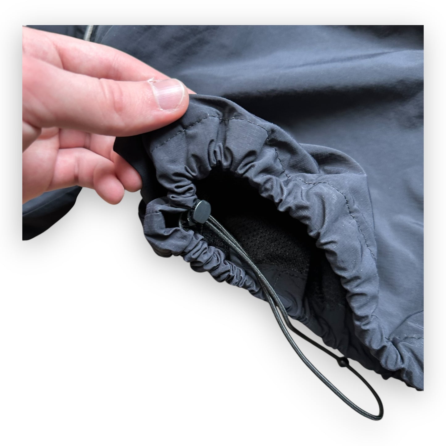 Jacket Supreme Half Zip Paneled Black (L)