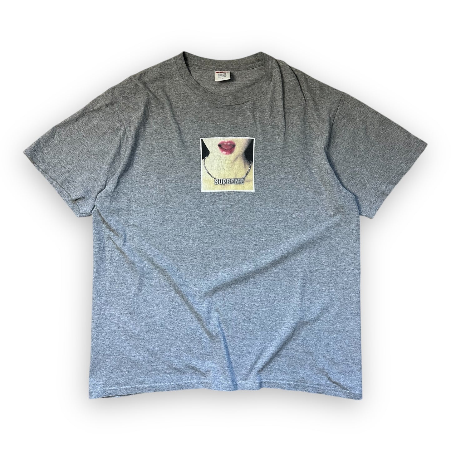 Tee Supreme Necklace Heather Grey SS18 (L)