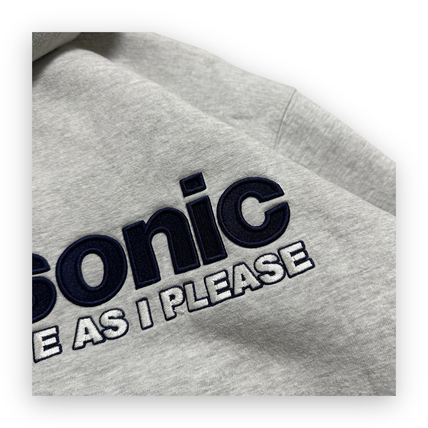 Sweatshirt Hoodie Zip Palace Palasonic Grey (L)