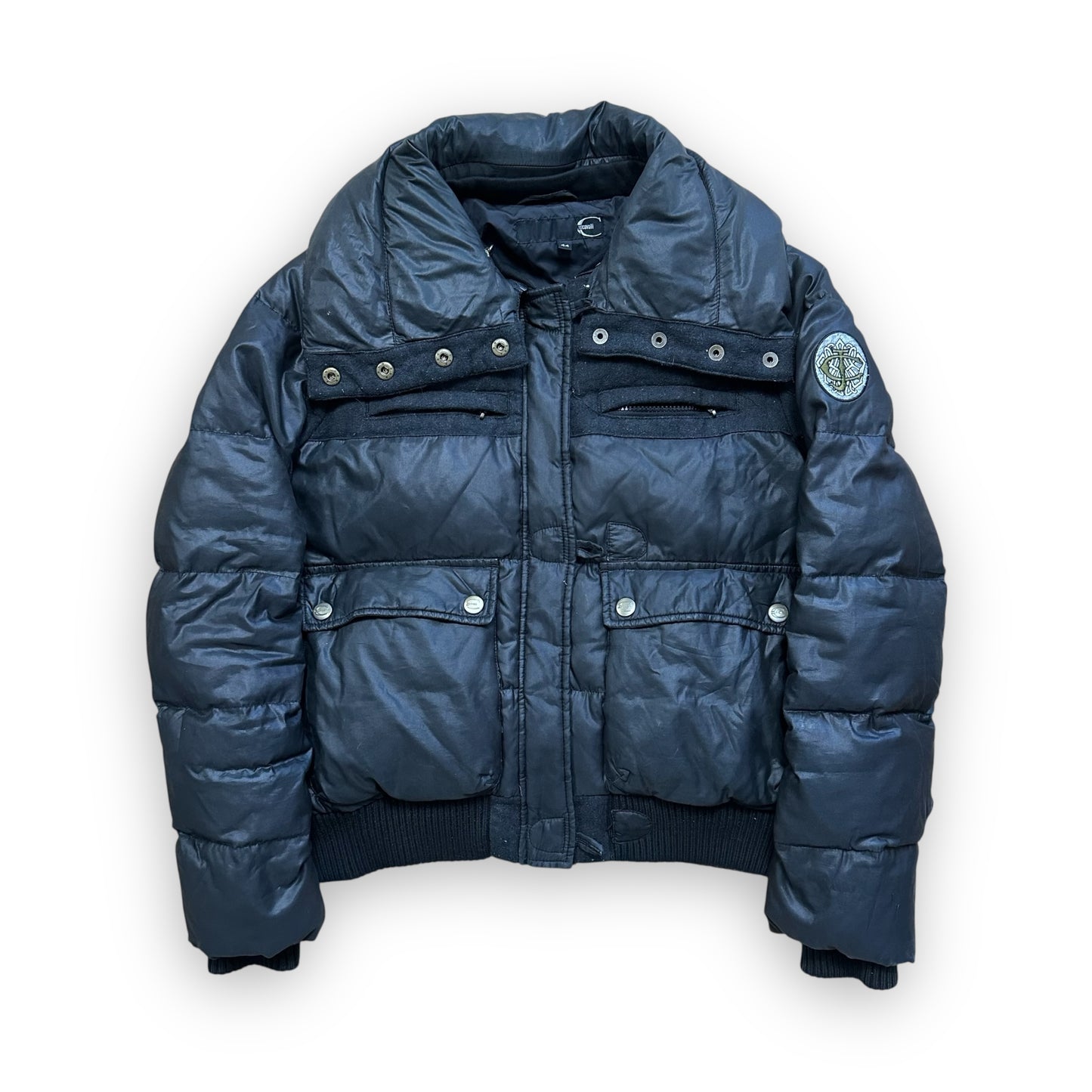 Puffer Jacket Roberto Cavalli Black vintage (M)